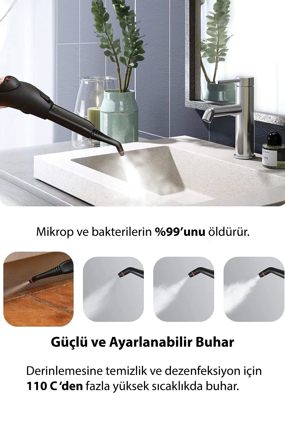 kochler Buharlı Temizlik Makinesi 1400w | Koltuk, Cam, Fayans Temizleyici -1.5 L Tank, 3,5 Bar, 13 Başlık kochler Buharlı Temizlik Makinesi 1400w | Koltuk, Cam, Fayans Temizleyici -1.5 L Tank, 3,5 Bar, 13 Başlık