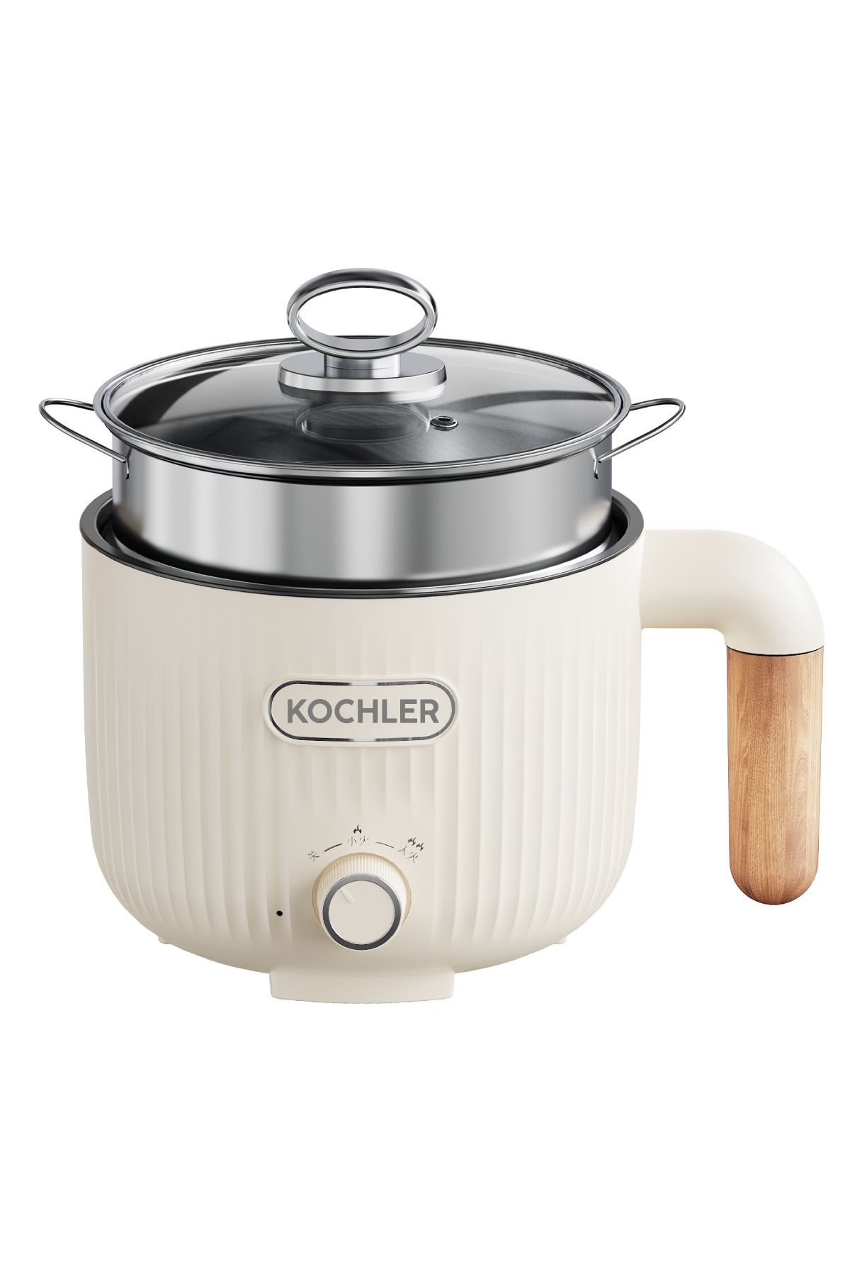 Kochler Çok Amaçlı Elektrikli Tencere | 600W | 1.6L | Buharlı ve Yağda Pişirme Özellikli -JJ18B-2 Kochler Çok Amaçlı Elektrikli Tencere | 600W | 1.6L | Buharlı ve Yağda Pişirme Özellikli -JJ18B-2