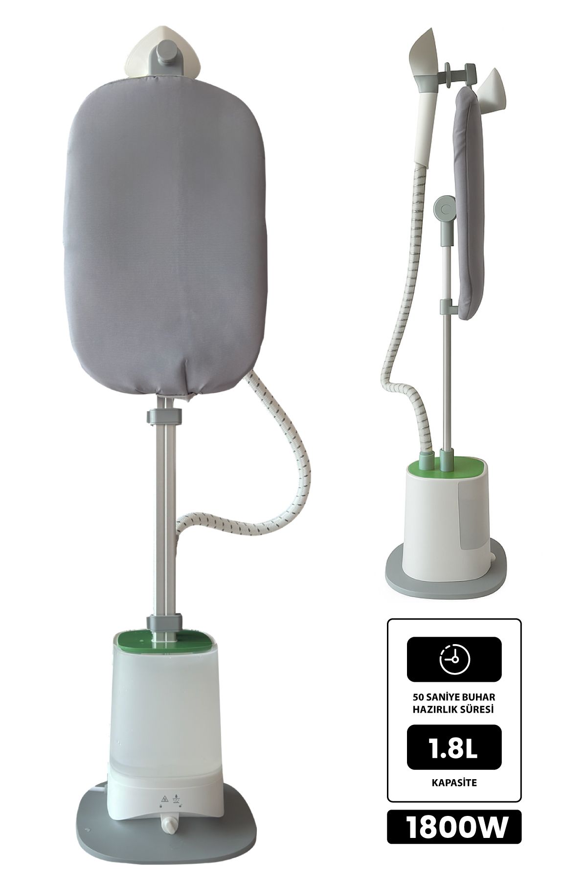 Kochler GS1321-BJ Dikey Ütü – 1800W Güç, Paslanmaz Çelik Başlık, 50 Saniyede Hazır Kochler GS1321-BJ Dikey Ütü – 1800W Güç, Paslanmaz Çelik Başlık, 50 Saniyede Hazır