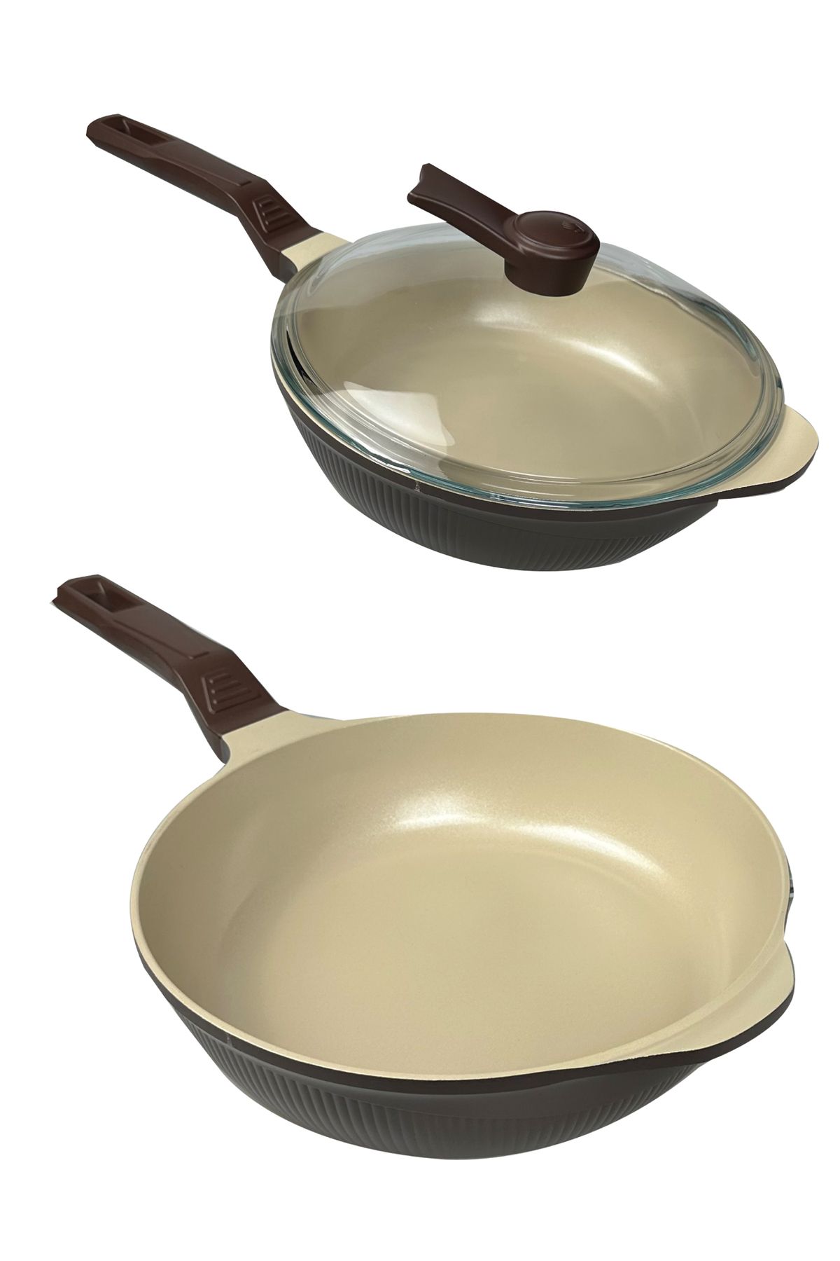 kochler Prosteam 6 Katmanlı Granit Tava Ve Tencere 26 Cm - Airfrey Özellikli Yanmaz Yapışmaz 2`in 1 Tava kochler Prosteam 6 Katmanlı Granit Tava Ve Tencere 26 Cm - Airfrey Özellikli Yanmaz Yapışmaz 2`in 1 Tava