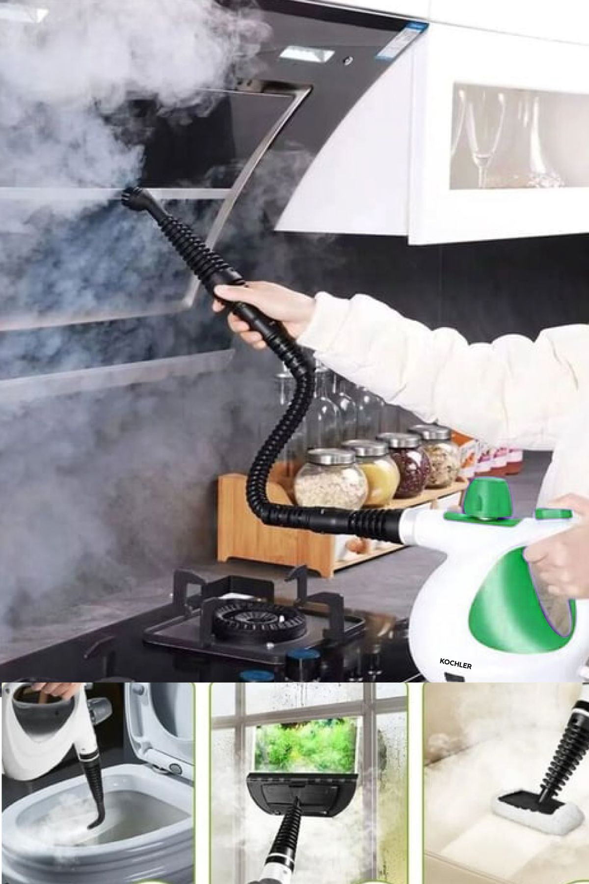 Kochler WHL-603 Çok Fonksiyonlu El Tipi Basınçlı Buharlı Temizlik Makinesi-132°C, 2m Kablo Kochler WHL-603 Çok Fonksiyonlu El Tipi Basınçlı Buharlı Temizlik Makinesi-132°C, 2m Kablo