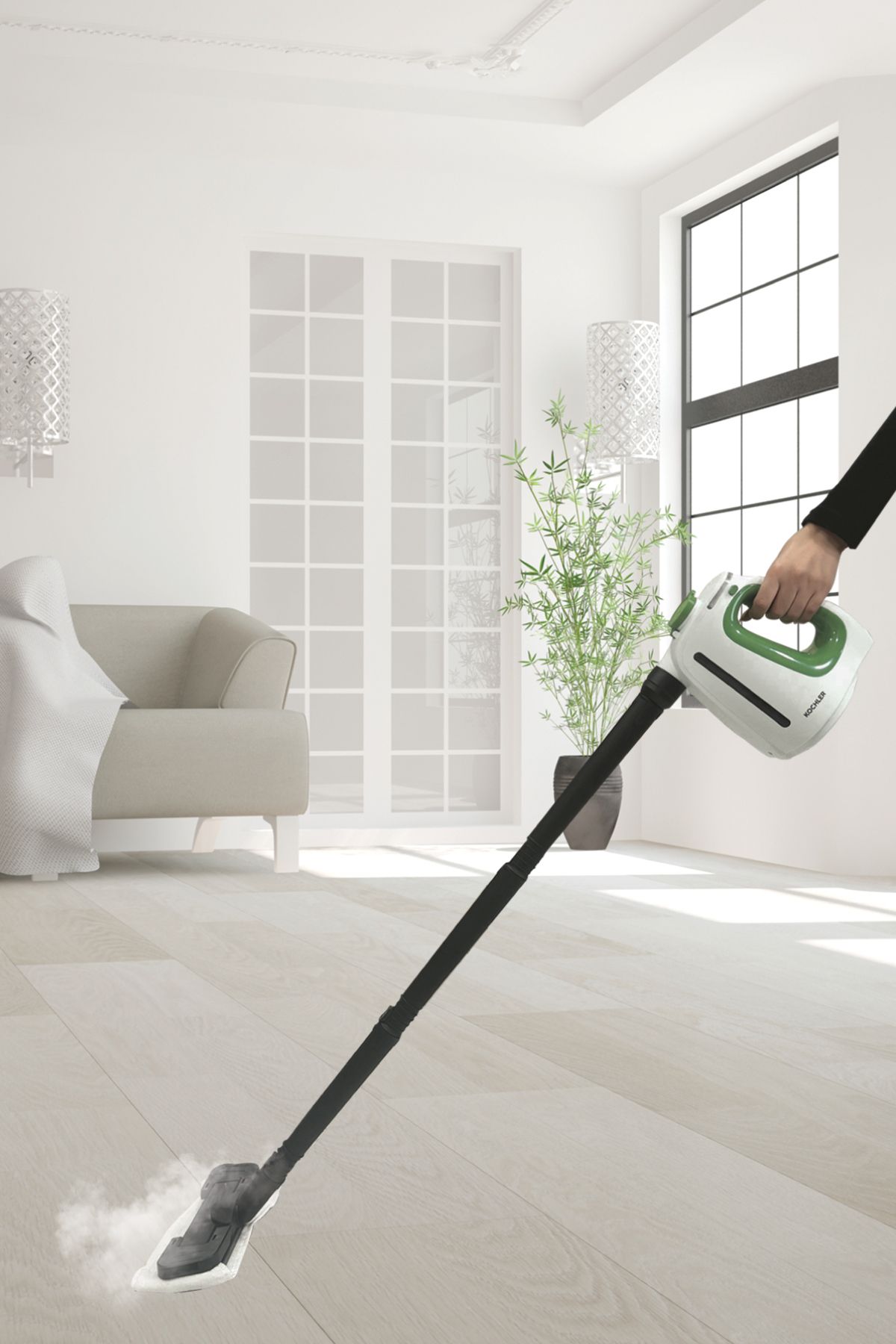 Kochler WHL-622B 2-in-1 Buharlı Temizlik Makinesi – El Tipi ve Mop Başlıklı, Yüksek Güçlü, Çok Amaçlı ve Kom Kochler WHL-622B 2-in-1 Buharlı Temizlik Makinesi – El Tipi ve Mop Başlıklı, Yüksek Güçlü, Çok Amaçlı ve Kom