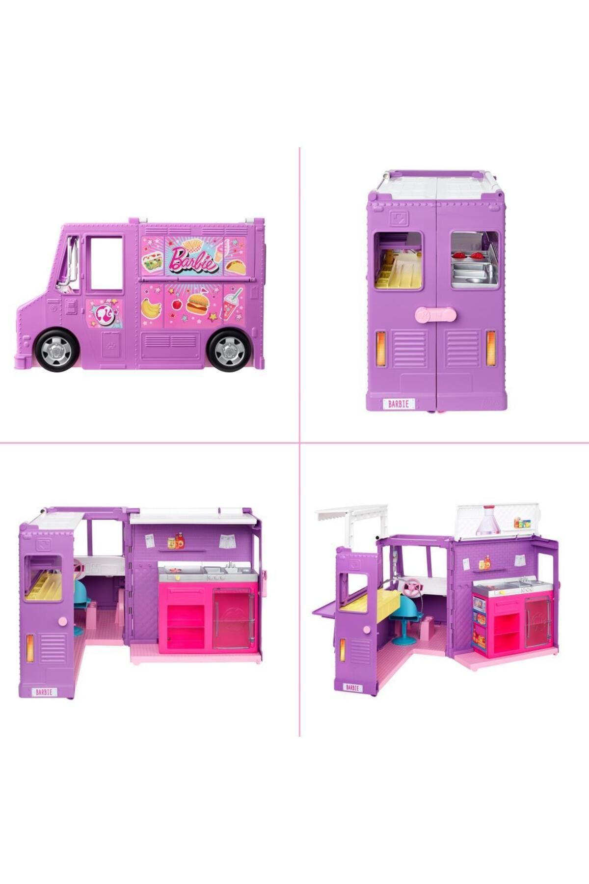 Barbie Yemek Arabası ve 30 figür GMW07 Barbie Yemek Arabası ve 30 figür GMW07